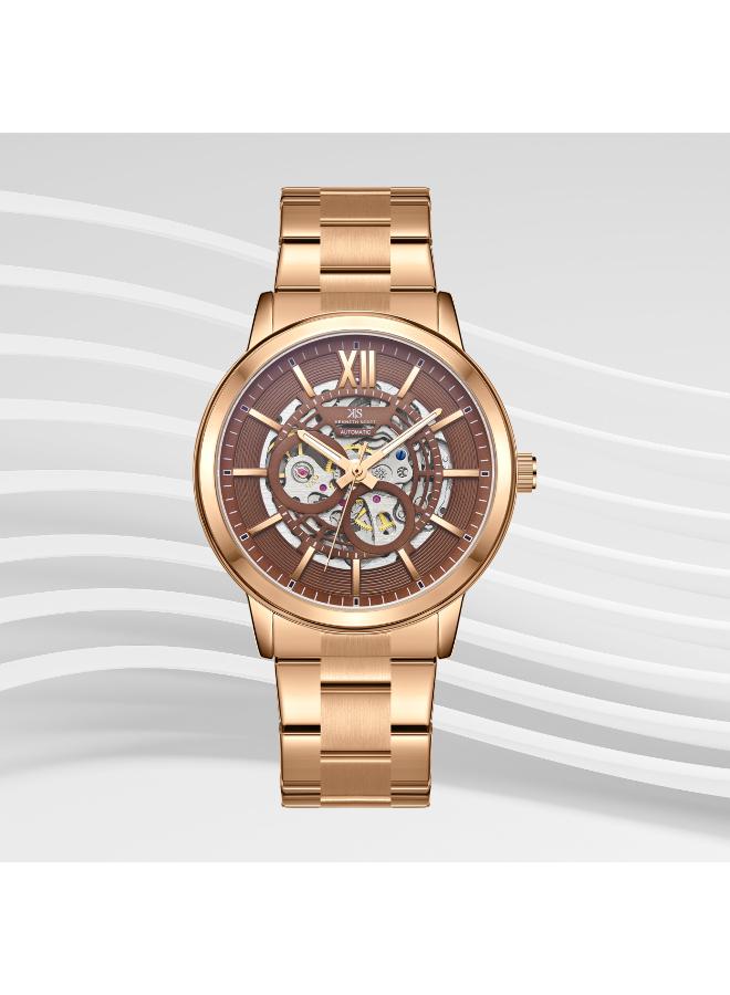 KENNETH SCOTT Men's Stainless Steel Automatic  Watch K24324-DBDD - 43.5 mm - Image 5
