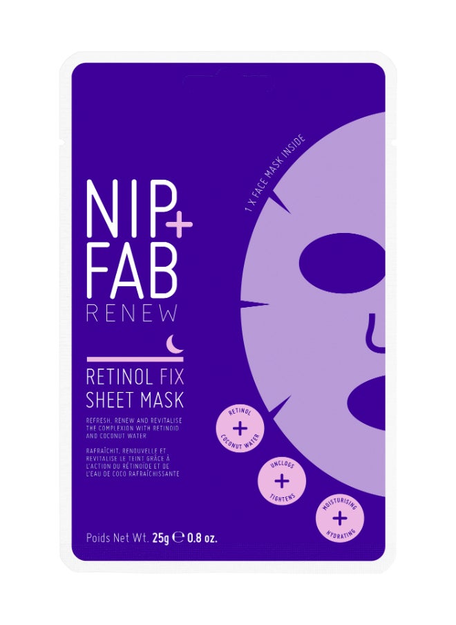 NIP+FAB Retinol Fix Sheet Mask  - Image 1