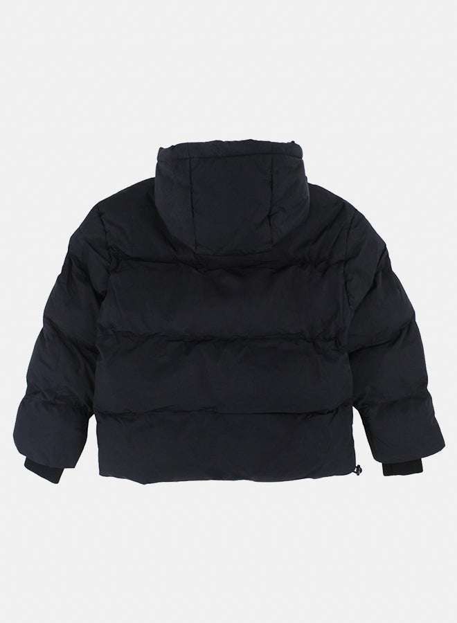 بمبيلو جاكيت أولاد مضاد للماء برأس – أسود - Image 2