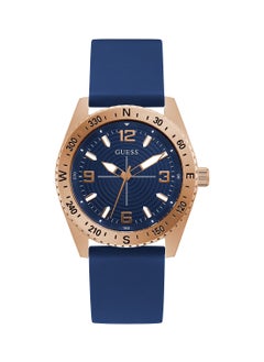 GUESS Men Analog Round Shape Silicone Wrist Watch GW0361G1 42 mm  - Image 1