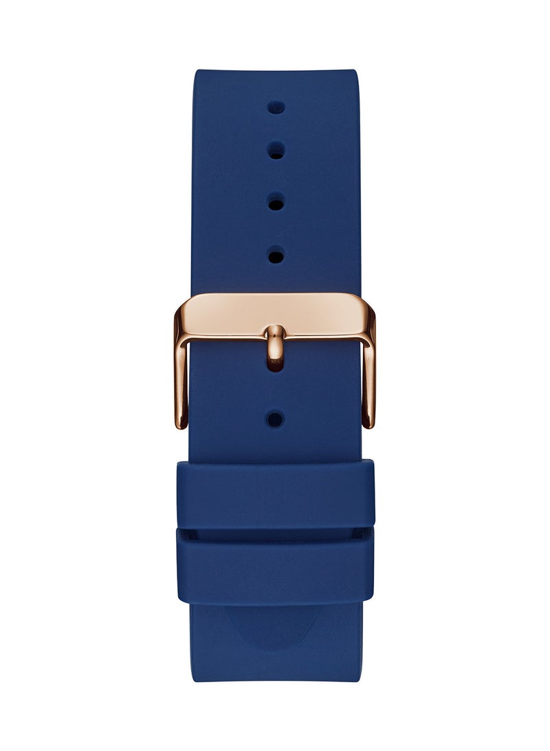 GUESS Men Analog Round Shape Silicone Wrist Watch GW0361G1 42 mm  - Image 5