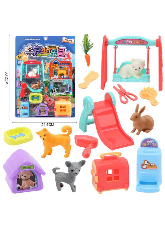 Children Play House Pet Hospital Doctor Suit Stethoscope Injection Toolbox Boys And Girls Toys Wholesale-Color:53701 [large] Hanging Plate [shangdi Premium] Random Color 666-81  - Image 3