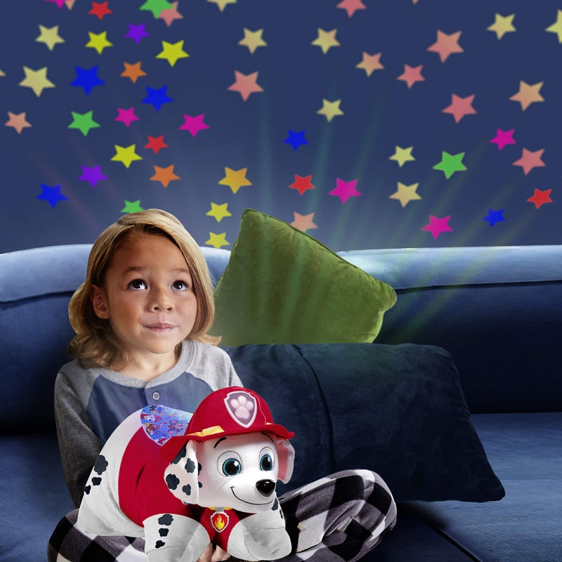 Pillow Pets Paw Patrol Marshall Sleeptime Lites 11" Stuffed Animal Plush Nightlight - Image 2