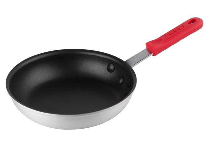 Winco Commercial-Grade Aluminium Fry Pan/Skillet, Non-Stick Finish with Cool Touch Handle, 8" - Image 2