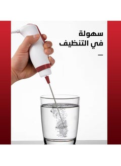 سبيس شوب مضرب يدوي للفوم، خلاط كهربائي لمشروب القهوة، صانع الرغوة، خلاط كهربائي متين KA3069 (ازرق)  - Image 4