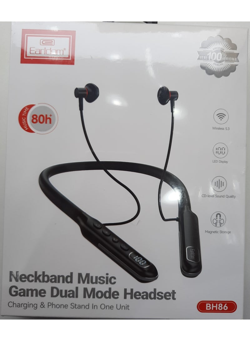 Earldom NECKBAND MUSIC GAME DUAL MODE HEADSET - Image 1