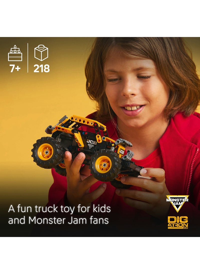 LEGO Technic Monster Jam™ DIGatron™ Pull-Back Truck Toy 42199 (218) Pieces  - Image 3