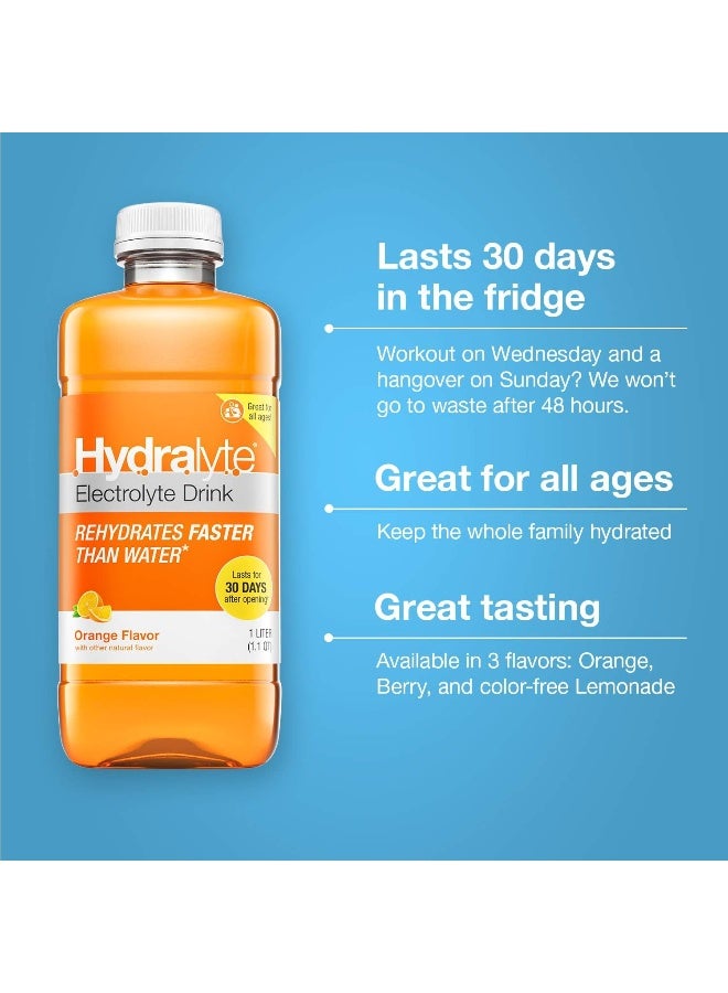 HydraLyte Electrolyte Drink - Orange Flavor - Image 2