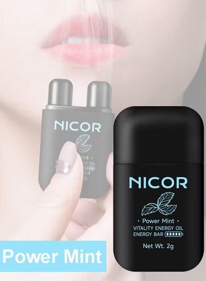 Nicor 1pc On-the-Go Portable Aromatherapy Nasal Inhaler Personal Diffuser Sniffer Stick With Essential Oils Refreshing Menthol for Stress Anxiety Relief Soothes Comforts Boosts Focus - Image 1