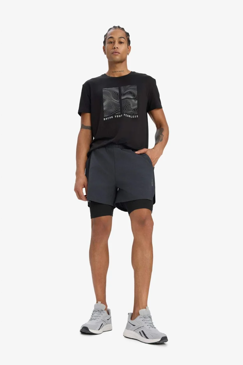 ديفاكتو DeFactoFit Slim Fit Sports Woven Shorts