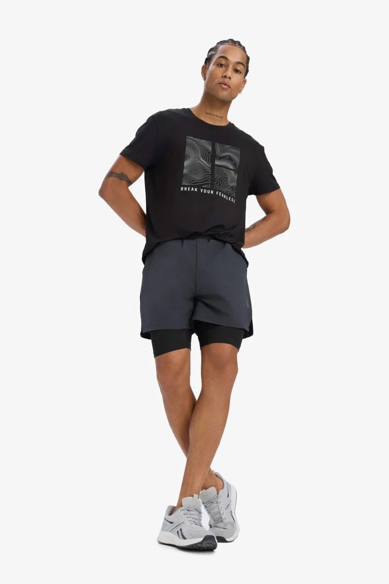 ديفاكتو DeFactoFit Slim Fit Sports Woven Shorts