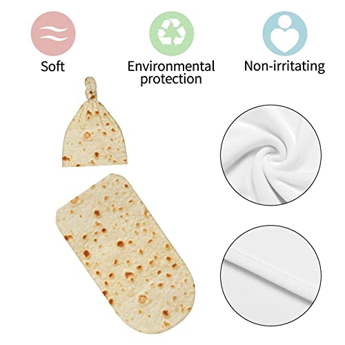 Jarverce Burrito Newborn Swaddle Blanket for Baby, Soft Sleeping Bag Sack Swaddling Funny Costume Stuff, Tortilla - Image 4