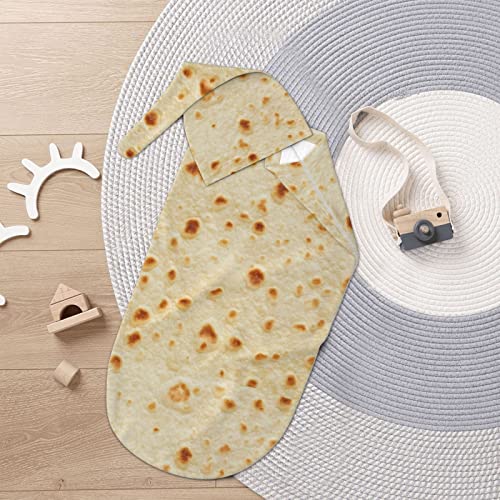 Jarverce Burrito Newborn Swaddle Blanket for Baby, Soft Sleeping Bag Sack Swaddling Funny Costume Stuff, Tortilla - Image 5