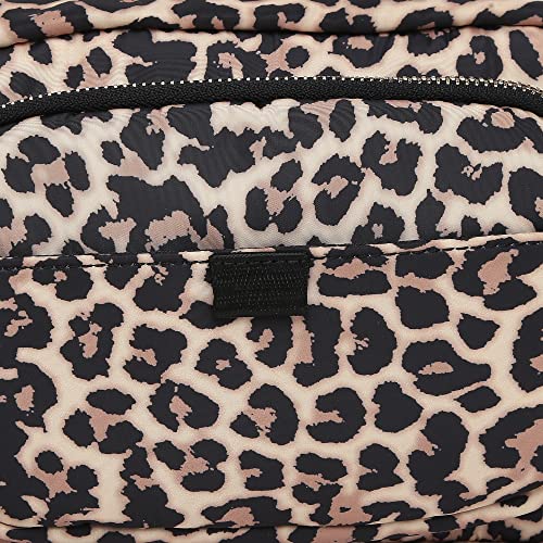 Accessorize London Women's Faux Leather Leopard Megan Nylon Large Sling Bag - Image 5