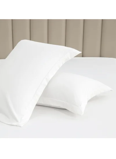 Donetella Microfiber Pillowcases 2-Pcs Soft Pillow Cover With Envelope Closure (Without Pillow Insert),White