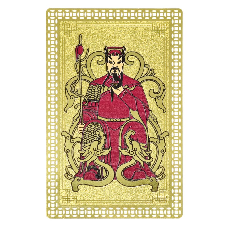 Fengshuibringluck 2025 Tai Sui Amulet Chinese Zodiac Snake Talisman Gold Card - Image 2