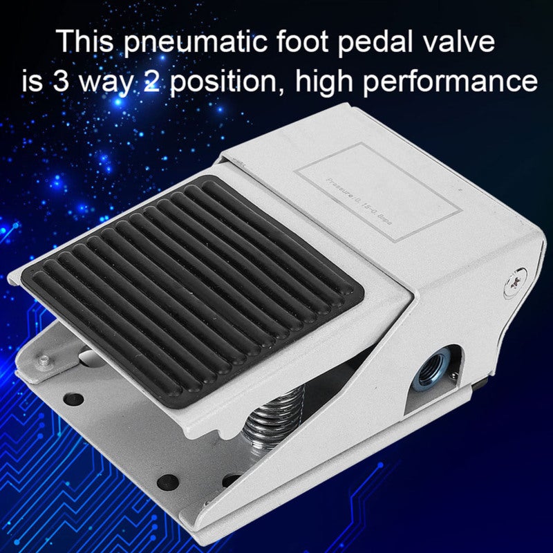 Pneumatic Foot Pedal Valve: 3 Way 2 Position, G1/4 Threaded, High Performance Metal Air Control Switch - Durable, Compact Air Direction Valve for Pneumatic System Control - Image 5