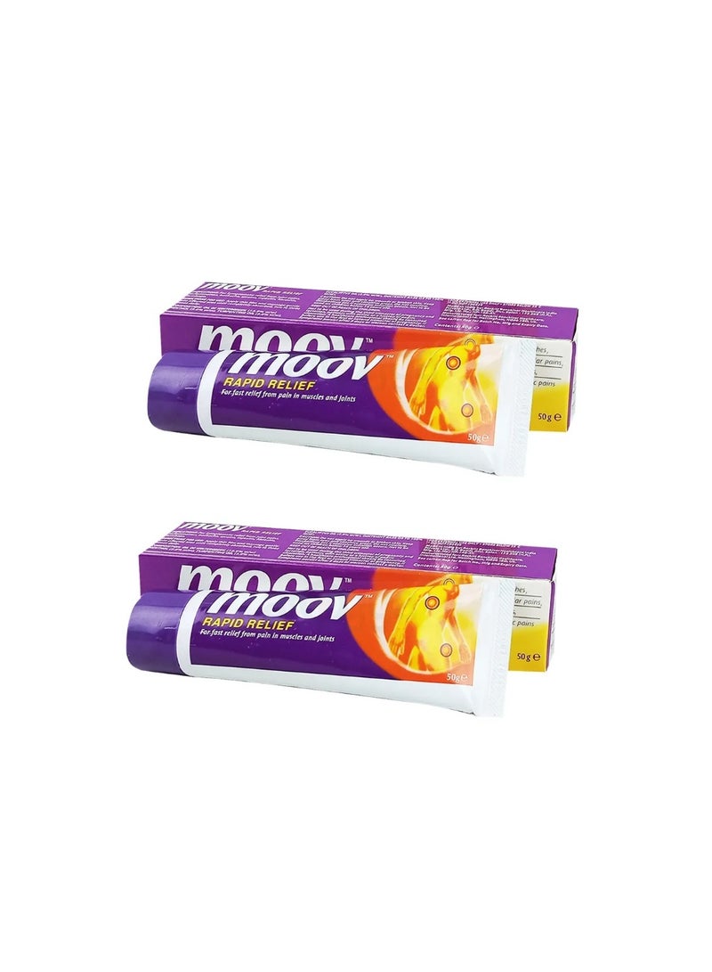 Moov Fast Relief Ointment for Muscle & Joint Pain – 100g 2 packs