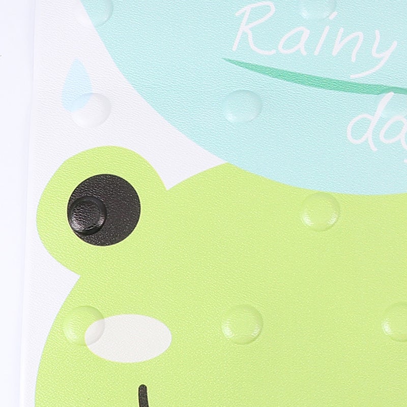 PVC Cartoon Bathroom Mat Anti- Foot Shower Room Mat Bathtub Mat for Home Use (Frog) - Image 5