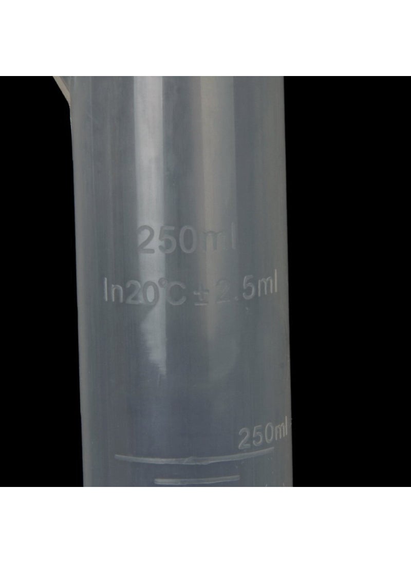 WKM MEASURING CYLINDER 250ML HEX BASE GRADUATED  - Image 3