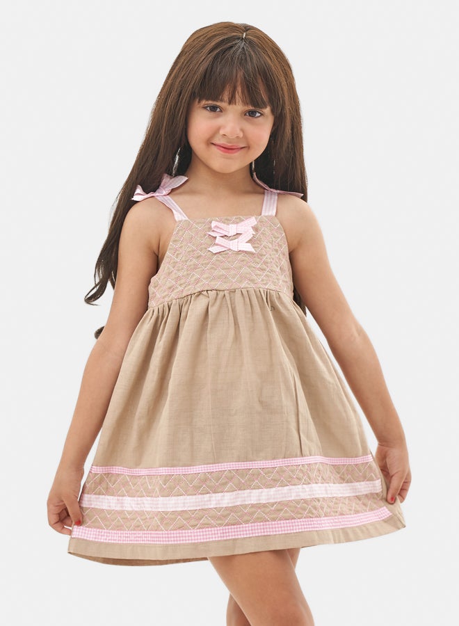 فستان بيج للبنات