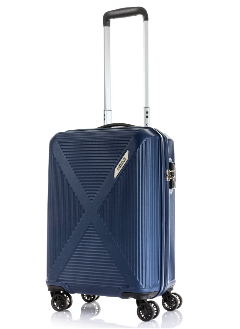 AMERICAN TOURISTER CUATRO HARD LUGGAGE 55 cm BLUE-TSA  - Image 1
