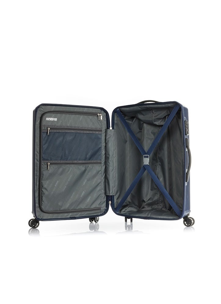 AMERICAN TOURISTER CUATRO HARD LUGGAGE 55 cm BLUE-TSA  - Image 2
