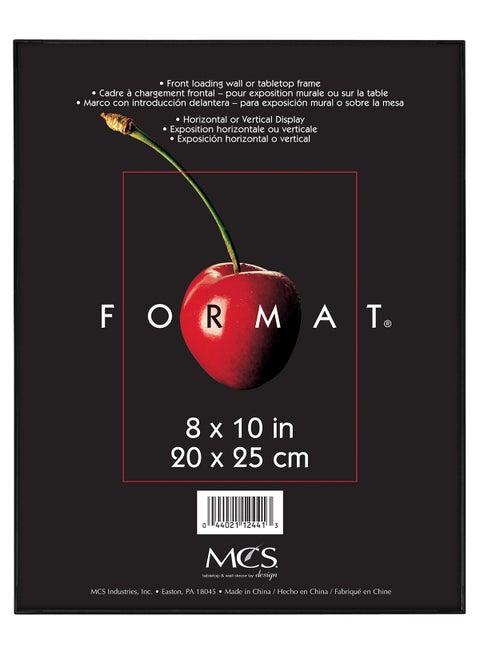 MCS Format Frame Black 8 x 10 in Single
