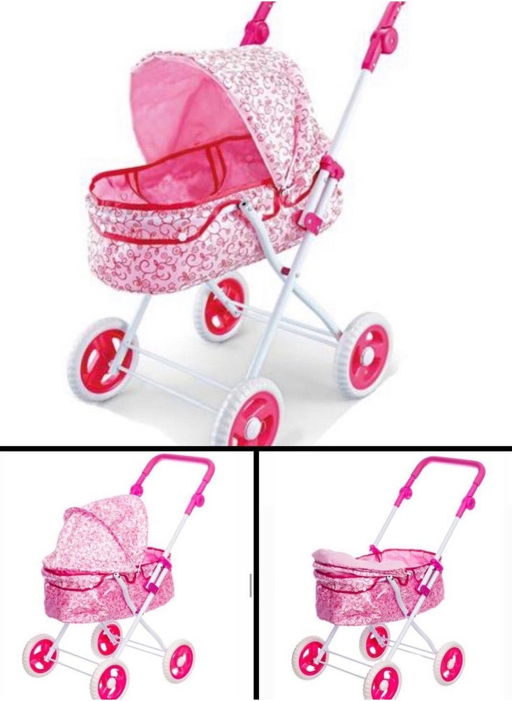 Toy Box Baby Stroller Pretend Play Doll Stroller Baby Toys  - Image 4