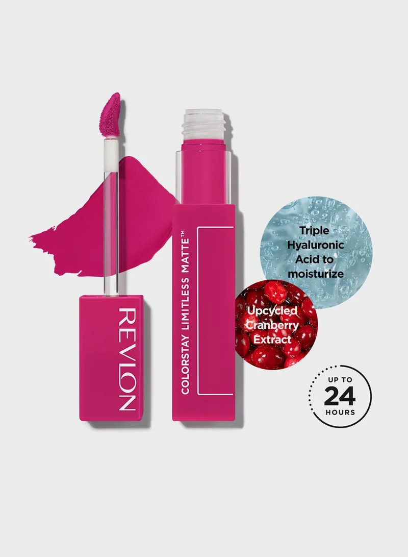 ريفلون Revlon Colorstay Limitless Matte Liquid Lipstick Icon Era 007 Cool