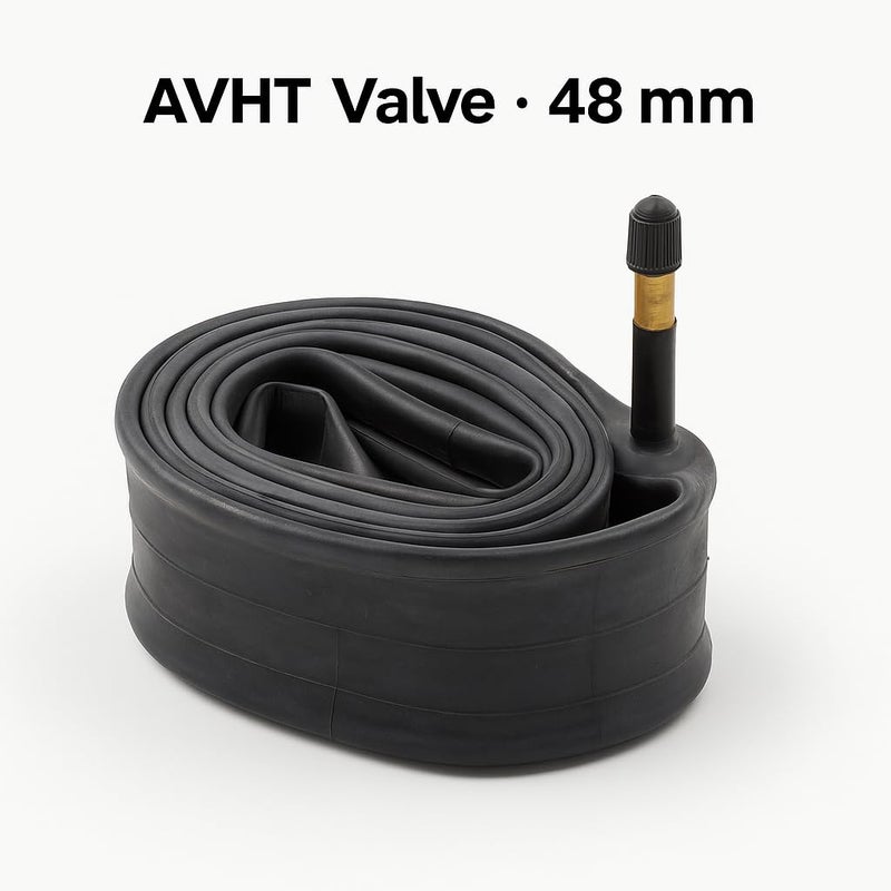 RALSON 18 Inch Bicycle Inner Tube (18x1.50–18x2.125) Fits 40-355/47-355/50-355/54-355/57-355 | 48mm AV Schrader Valve | Butyl Rubber Tube for Kids Bike, BMX, Scooter, Stroller, Folding - Image 3
