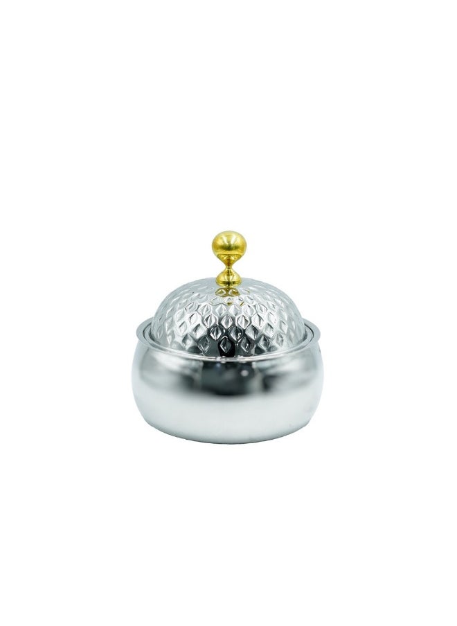 SIDDIQ ZL0813561 Zolten SS Diamond Hotpot With Gold Knob 3L 