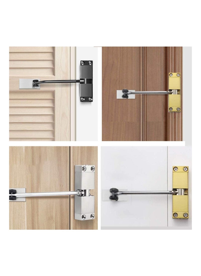 Y&D Automatic Door Closer, Stainless Steel Closing Controller for Residential Commercial Use,Adjustable Speed System  - Image 4