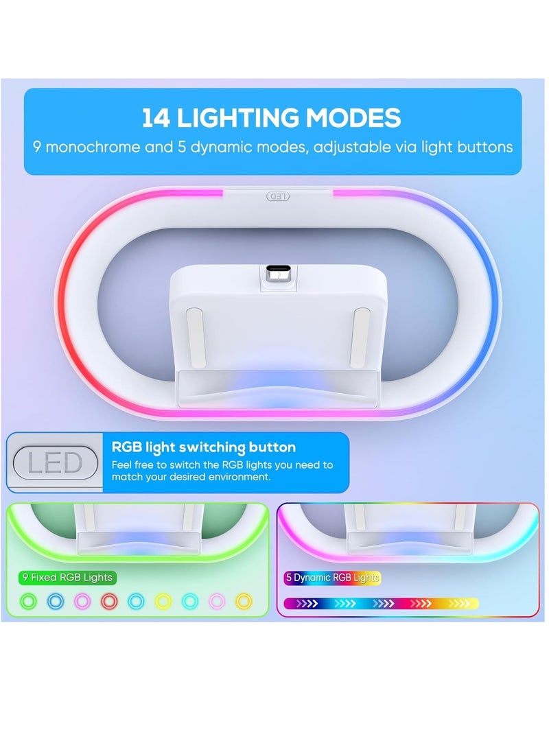 Ipega قاعدة شحن لحامل الشاحن المحمول لبوابة PlayStation مع ضوء RGB وكابل شحن USB C  - Image 3