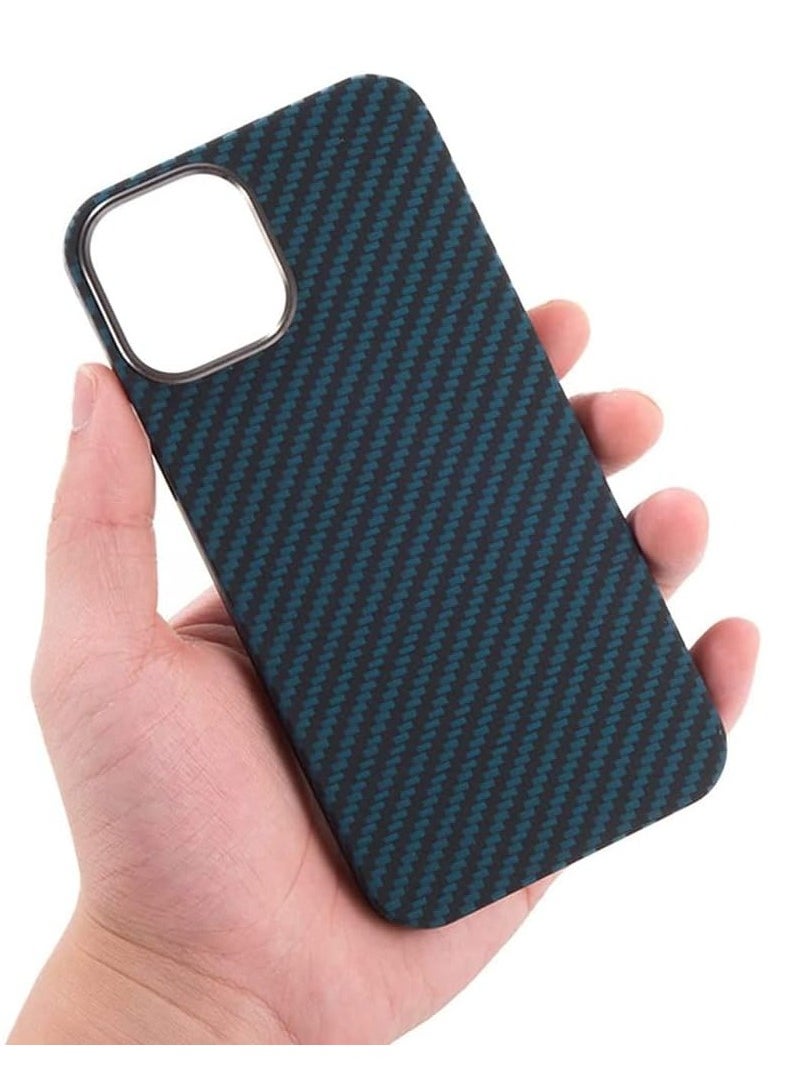 Case Compatible with iPhone 15 Pro Max Case 3D Skin Texture Kevlar Fiber Bulletproof Vest Cover Protective Carbon Fiber Pattern Ultra Slim - Image 2
