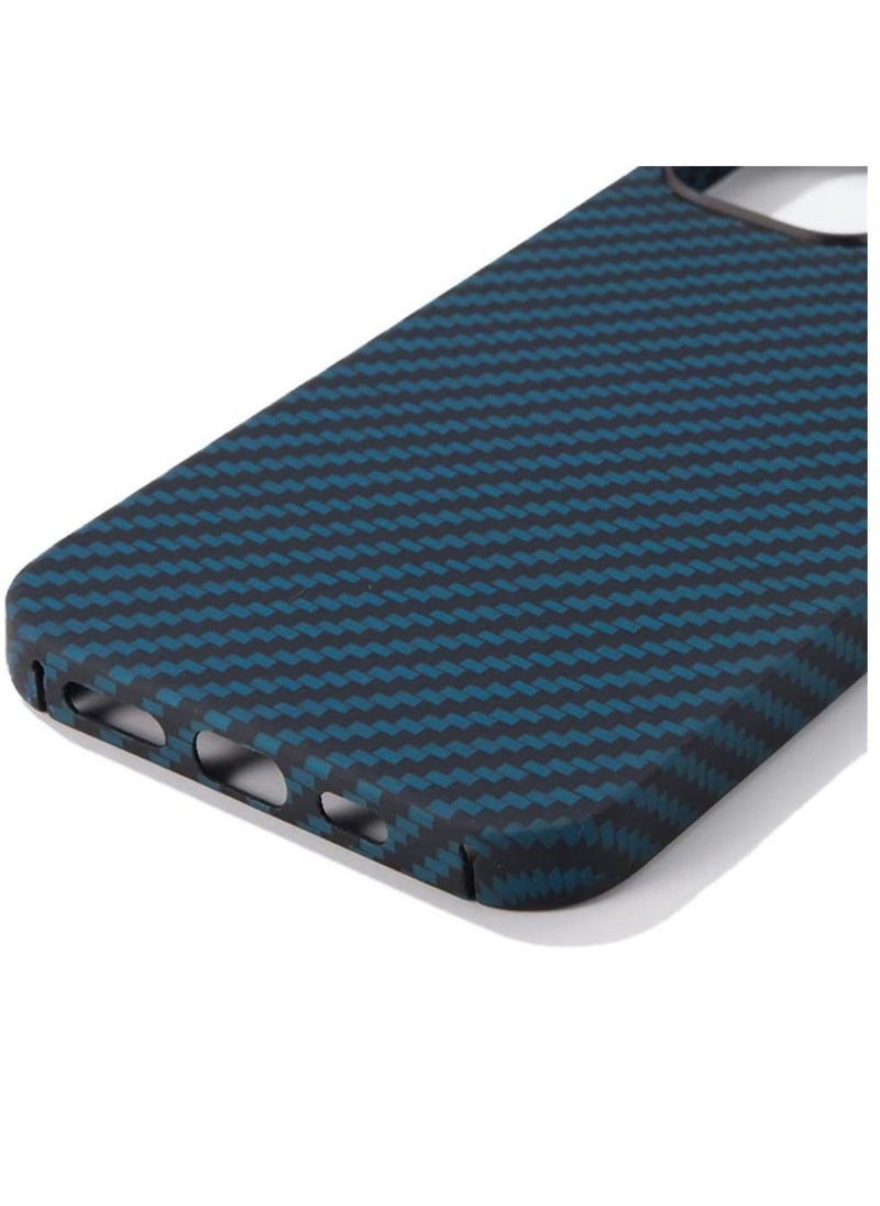 Case Compatible with iPhone 15 Pro Max Case 3D Skin Texture Kevlar Fiber Bulletproof Vest Cover Protective Carbon Fiber Pattern Ultra Slim - Image 3