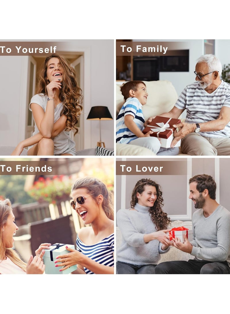 Beauty Essential Oil Diffuser Bracelet – Stainless Steel Aromatherapy Locket, Adjustable Diffuser Bracelet with 24 Refill Pads in 12 Colors, Perfect Gift Set for Women & Girls, Ideal for Relaxation & Stress Relief - Image 5