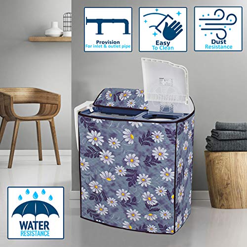 Wings Star Semi Automatic Washing Machine Cover for LG 8.5 KG Top Loading P8535SPMZ - Waterproof & Dustproof Cover KUM10 - Image 2
