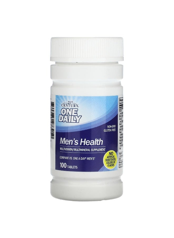 21st CENTURY 21st Century, One Daily, Men's Health, 100 Tablets 