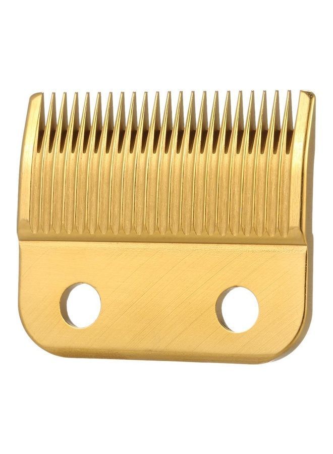 NIBEMINENT 2-Piece Replacement Hair Clipper Blade Gold/White - Image 3