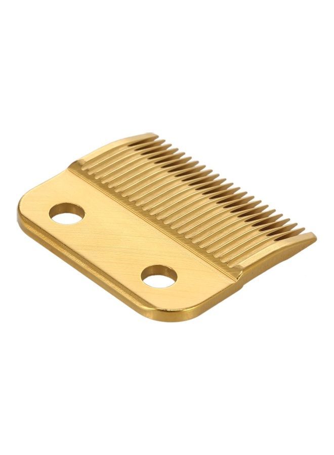 NIBEMINENT 2-Piece Replacement Hair Clipper Blade Gold/White - Image 2
