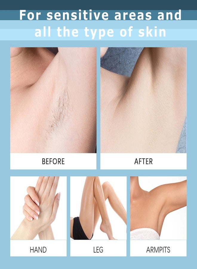 جروسبي كريم إزالة الشعر بدون ألم، مزيل شعر العانة الخاص بالنساء والرجال، كريمات إزالة الشعر للجسم والساقين والذراعين والإبطين، كريم إزالة شعر البكيني بدون ألم، مناسب للبشرة الحساسة، 120 مل - Image 2