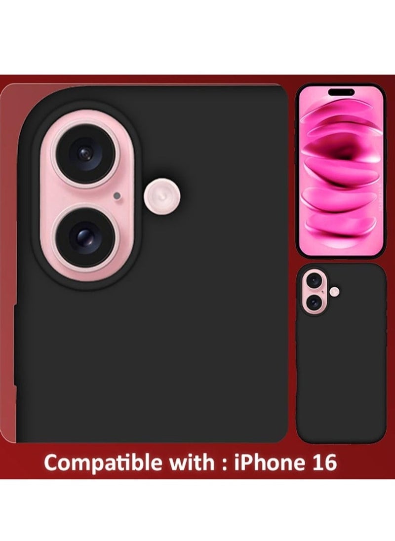 JAJEEK Liquid Silicone Case for iPhone 16 – Ultra Slim Design with Soft Anti-Scratch Microfiber Lining & Drop Protection - Image 3