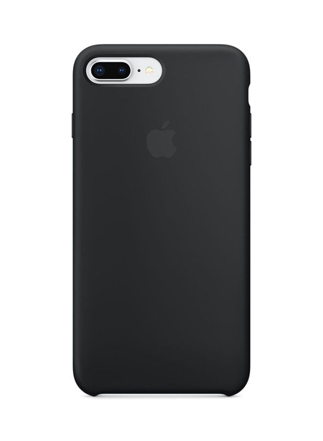 Silicone Back Cover For Apple iPhone 8 Plus/7 Plus Black