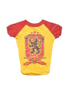 Harry Potter Harry Potter Gryffindor Pet T-Shirt in Size Extra Large | XL Dog T-Shirt, Harry Potter Dog Shirt | Harry Potter Dog Apparel & Accessories for Hogwarts Houses, Gryffindor, (FF19286)  - Image 1