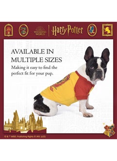 Harry Potter Harry Potter Gryffindor Pet T-Shirt in Size Extra Large | XL Dog T-Shirt, Harry Potter Dog Shirt | Harry Potter Dog Apparel & Accessories for Hogwarts Houses, Gryffindor, (FF19286)  - Image 4