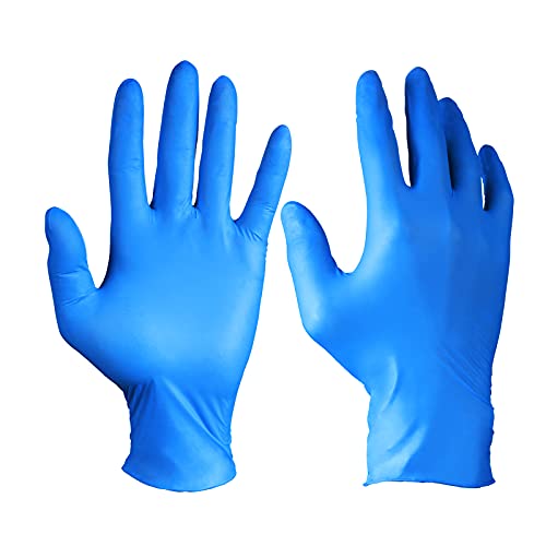 PEIPU Nitrile Disposable Gloves，（Large,100 Pack Powder Free, Cleaning Service Gloves, Latex Free,4Mil, - Image 4