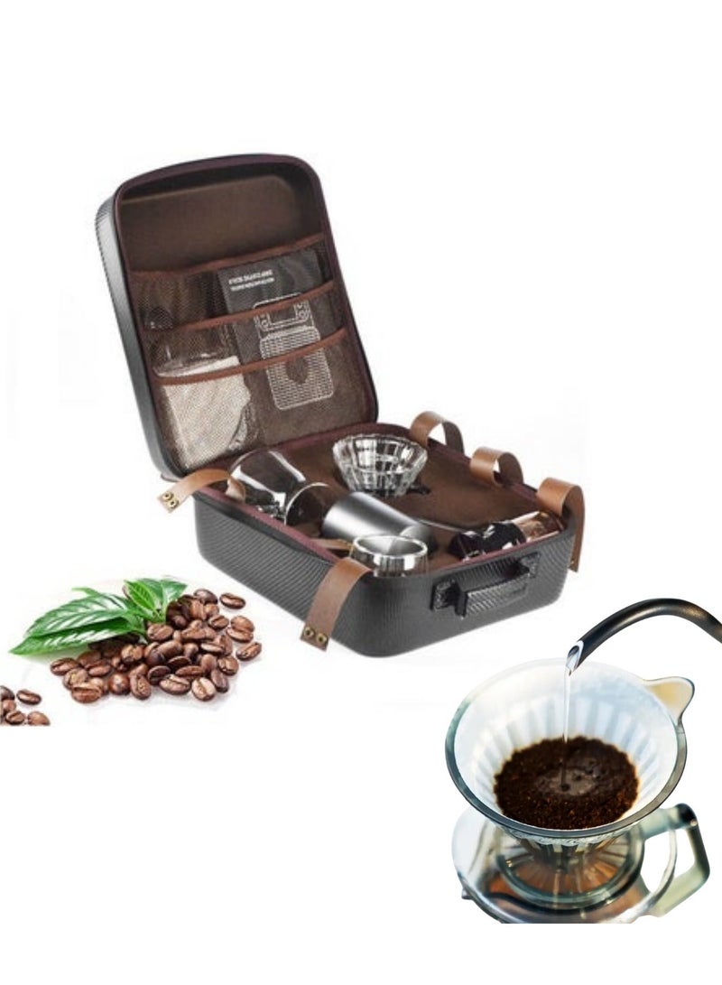 MAAS The V60 Complete 9-Piece Drip Coffee Brewing Set with Carrying Case - Image 2