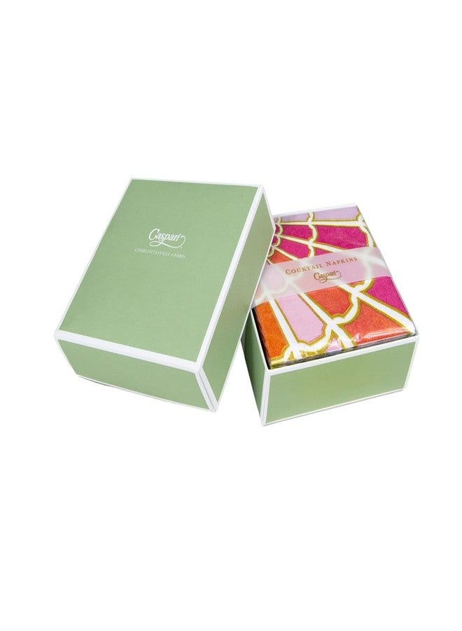 Caspari Color Wheel Boxed Paper Cocktail Napkins, 40 Per Box - Image 3