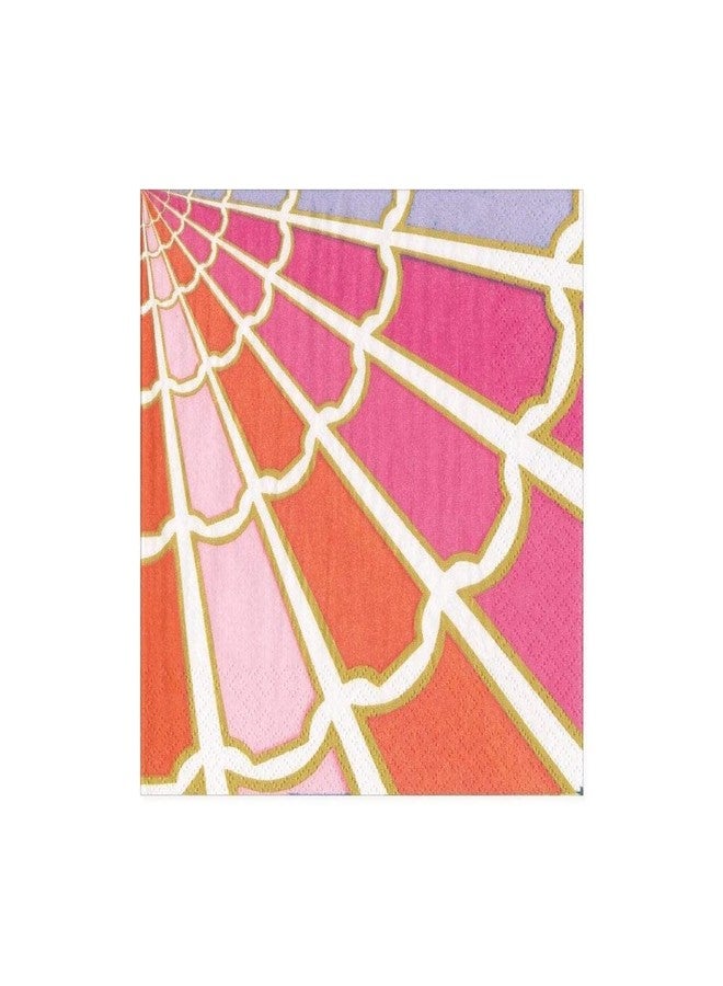 Caspari Color Wheel Boxed Paper Cocktail Napkins, 40 Per Box - Image 2